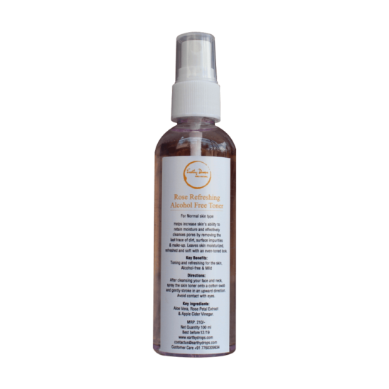 Rose Refreshing Alcohol Free Toner (Normal Skin Type)